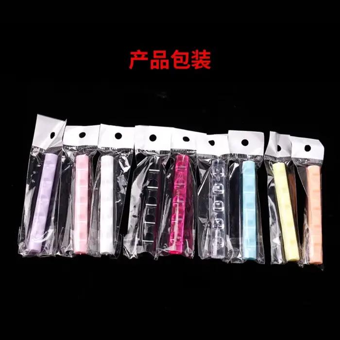 Support de brosse à ongles à 5 grilles, organisateur d'étagère, support de stylo transparent en acry