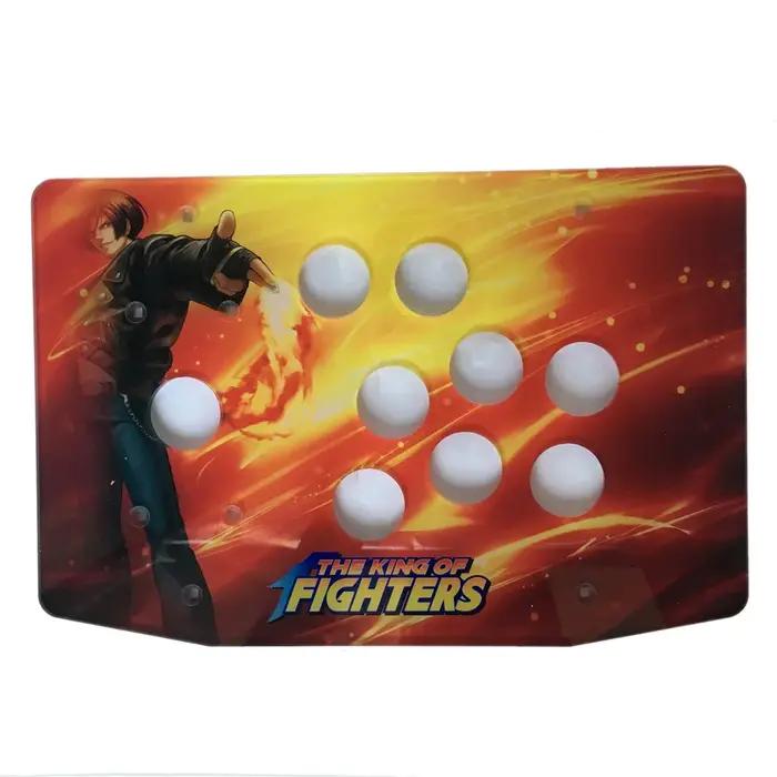 RAC-K500C 8 boutons trou acrylique œuvre panneau plat boîtier bricolage Arcade Joystick Kits