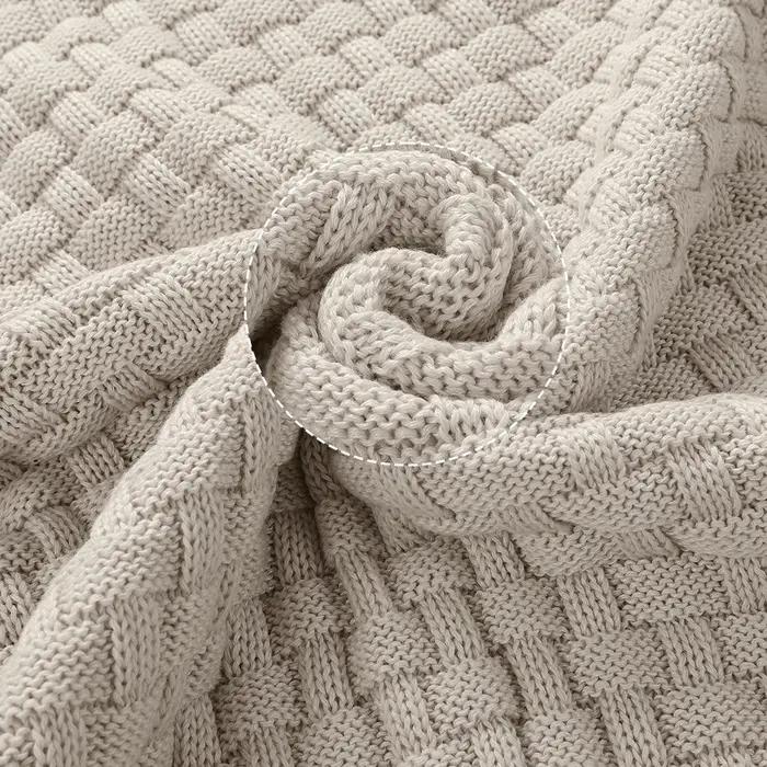 Pull tricoté à col ras du cou pour homme, chaud et doux, manches longues, bord côtelé texturé, confo