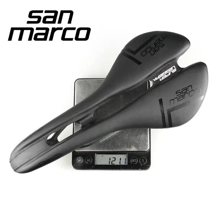Selle San Marco Aspider fibre carbone ville cyclisme compétition VTT siège course rails