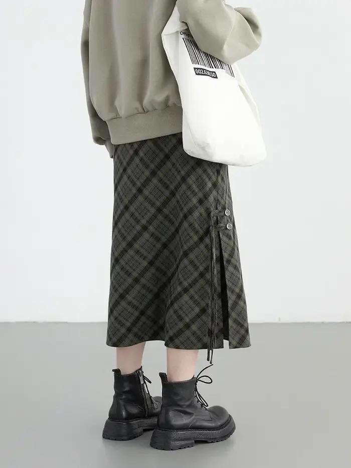 CHIC VEN – jupe longue décontractée pour femmes, nouveau Style doux et Cool, taille haute, fente à c