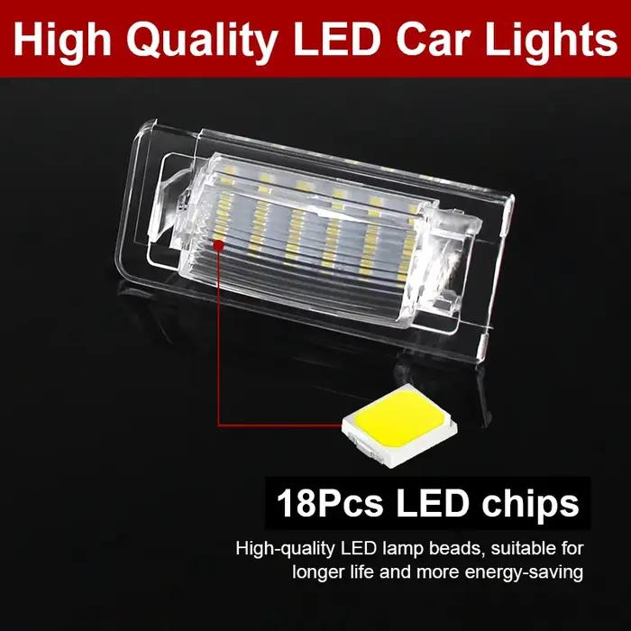 Lampe de plaque de planificateur de numéro LED Canbus, remplacement de la lampe OEM, 8N0943021A, 8N0