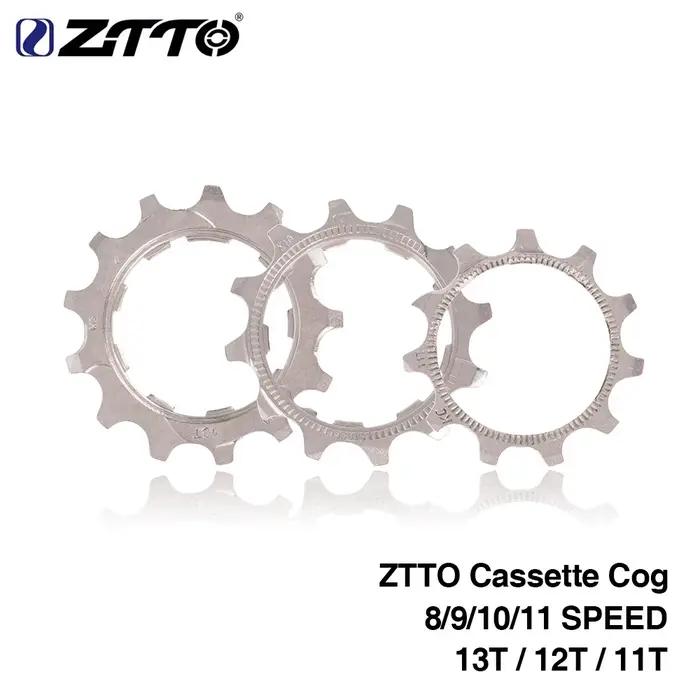 ZTTO pièces de vélo vtt vélo de route Cassette de vélo Cog 8 9 10 11 vitesses 11T 12T 13T pièces de
