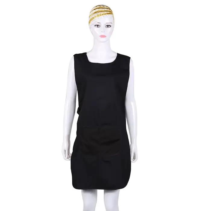 Tablier de travail robuste pour coiffeurs professionnels avec capes et enveloppes de robe de coiffure pour protection et style élégant