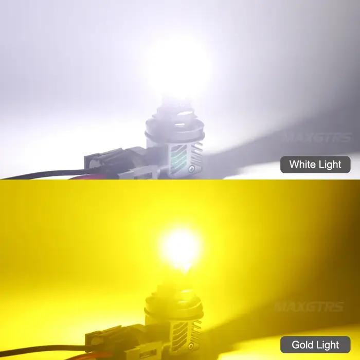 Ampoules de phares LED H11 pour voiture, 2 pièces, sans ventilateur, H9 H16JP H8, puce CSP, phare an