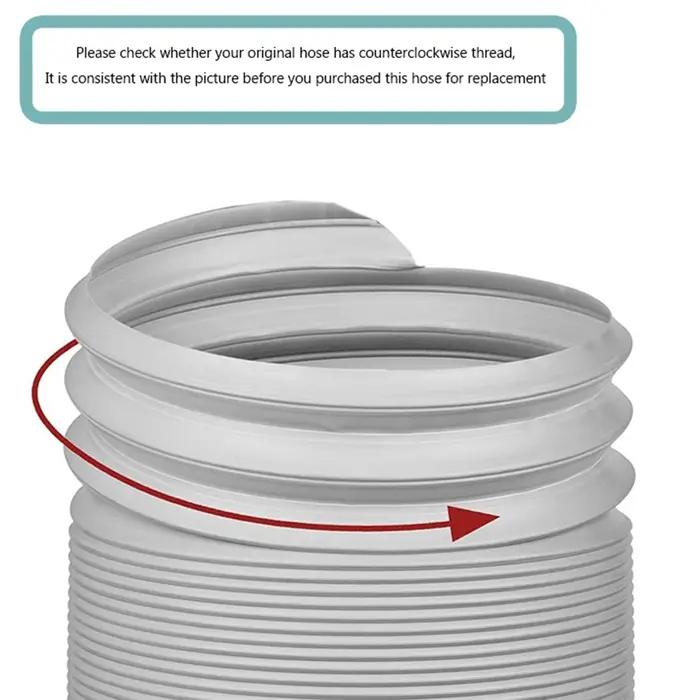 130 150mm tuyau d'extension de conduit télescopique Flexible Mobile climatiseur tuyau d'échappement