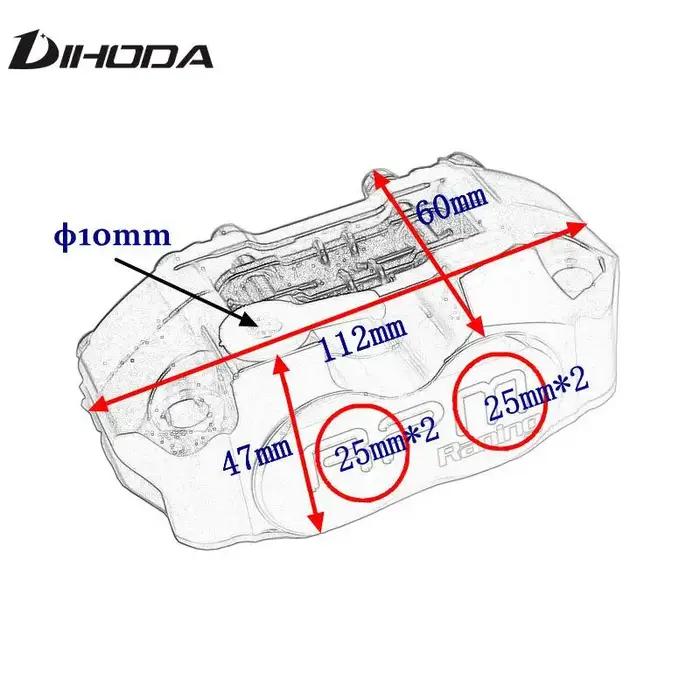 Étriers de frein à quatre pistons pour moto électrique, modification de moto, pompe RPM 200 220 pour