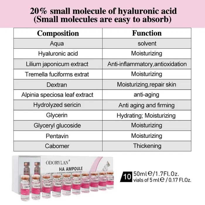 Sérum pour le visage à l'acide hyaluronique