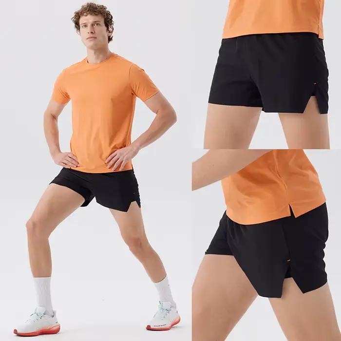 Short de course homme respirant et confortable - Vêtement compression fitness à séchage rapide