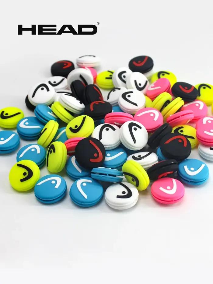 2 pièces/lot tête circulaire raquette de Tennis amortisseur amortisseurs de vibrations Silicone Dura