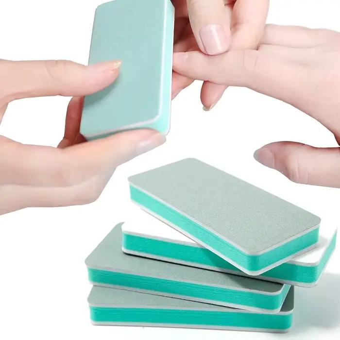 Blocs de polissage des ongles double face, soins professionnels des ongles, outils de polissage mult
