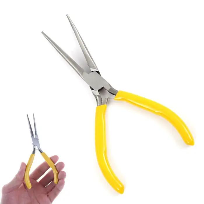 Mini pince de précision multifonctionnelle à Long nez d'aiguille, pour modélisation de bijoux, trava