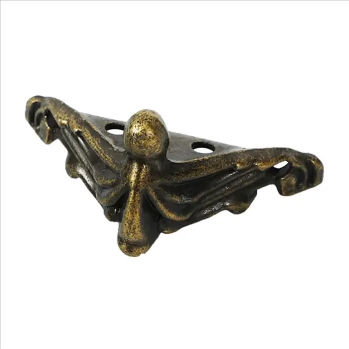ABUP-60 pièces boîte à bijoux Antique pieds jambe boîtier en bois protecteur d'angle pieds de meuble