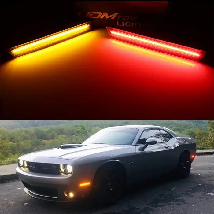 Enquêter de position latéral de pare-chocs de voiture pour Dodge Challenger, clignotant, feux de sta