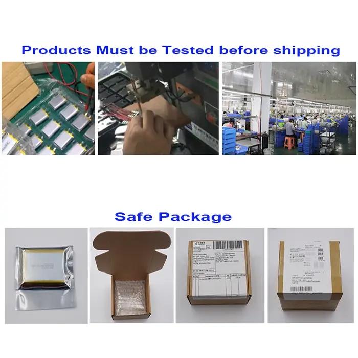 XINJ 3,8 V 1000 mAh 822048 Thermistance 3 fils polymère Li Lipo batterie 3 broches MX1.2 connecteu