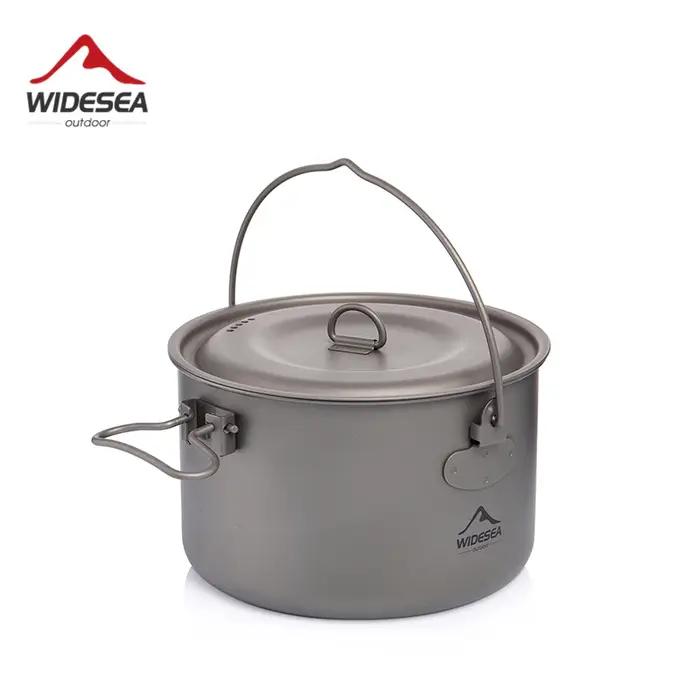 Ensemble vaisselle titane Widesea camping randonnée trekking cuisine extérieure léger durable