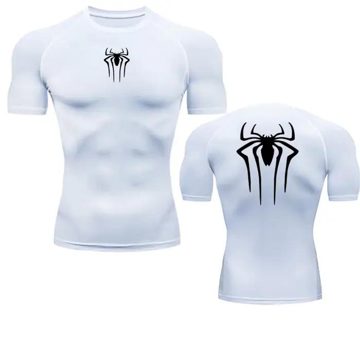 Haut sport chemise de course hommes T-shirt Fitness T-shirt court séchage rapide travailler collants
