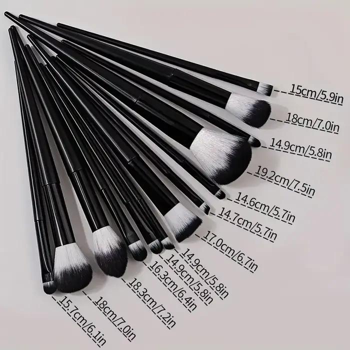 Ensemble de pinceaux de maquillage, 13 pièces, doux et moelleux, ombre à paupières, fond de teint, B