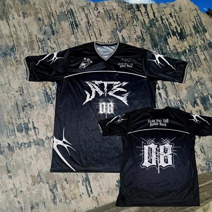 Ybsy – maillot de Football pour femmes, Version coréenne d'été, T-Shirt col en v, ample et à la mode