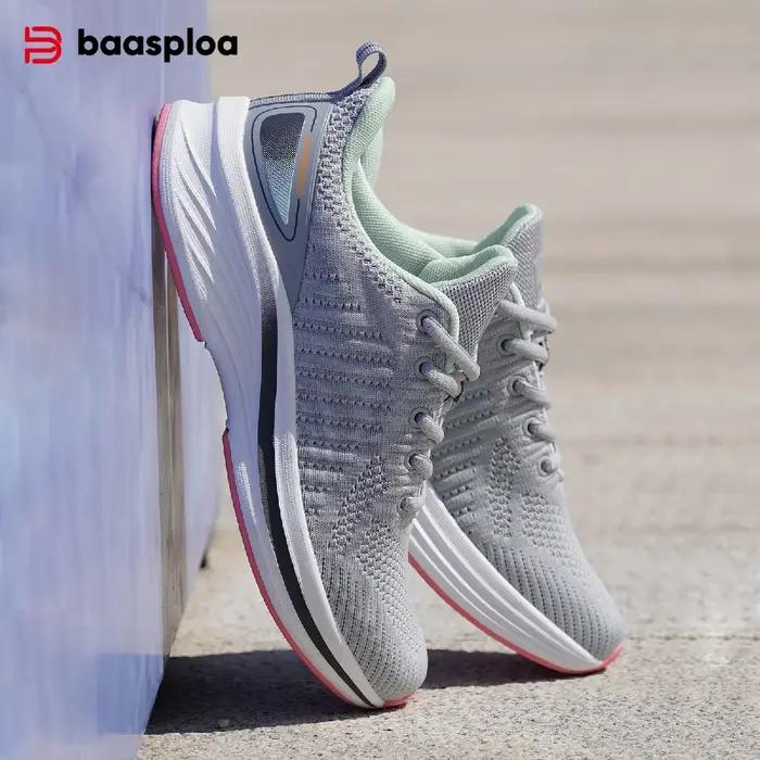 Baasploa femmes chaussures de course confort léger chaussures de Sport nouvelle maille respirant bla