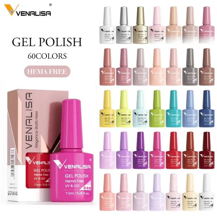 Venalisa VIP5 TPO gratuit gelée rose nue Collection vernis à ongles paillettes magnifique tremper UV