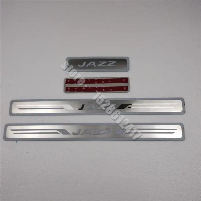 Plaque de seuil/seuil de porte en acier inoxydable, pédale de bienvenue, accessoires de style automa