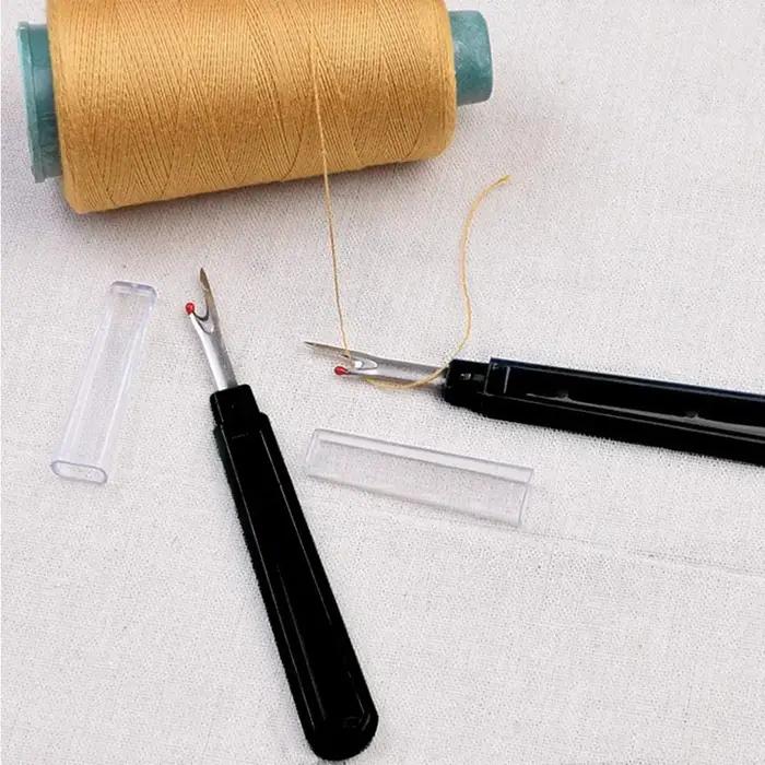 Ripper de couture noir, déchirures de points pour l'artisanat de couture, fils remodelés, enlever le