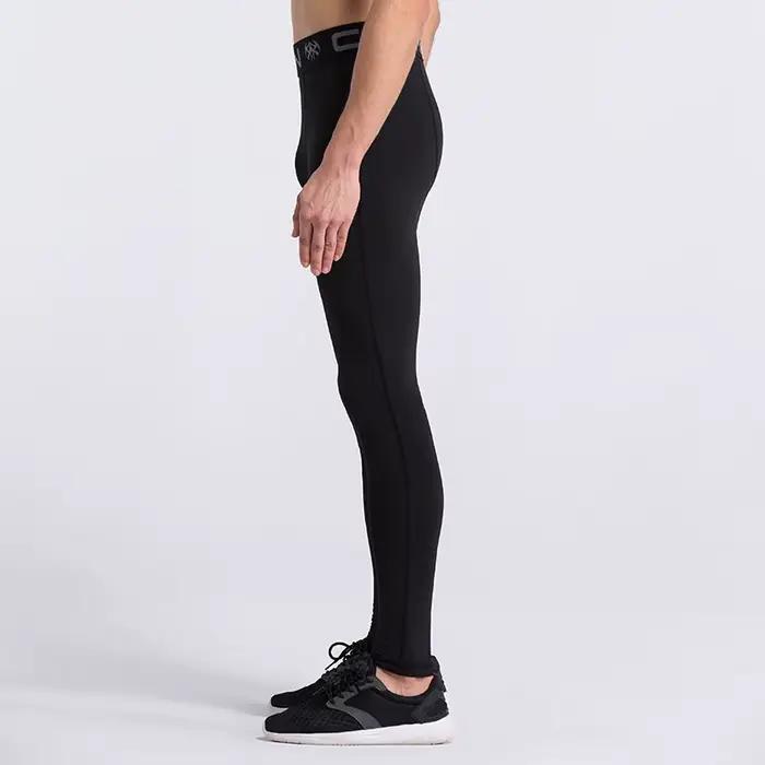 Leggings de compression homme pour gymnastique et fitness - Pantalon d'entraînement sec basket-ball jogging