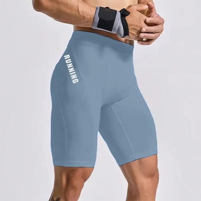 Shorts de musculation compression pour hommes leggings élastiques fitness pour entraînement musculation et gymnastique confort maximal liberté de mouvement