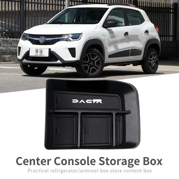 Boîte de rangement pour console centrale de voiture pour Dacia Spring pour Renault Kwid E-Tech 2021-