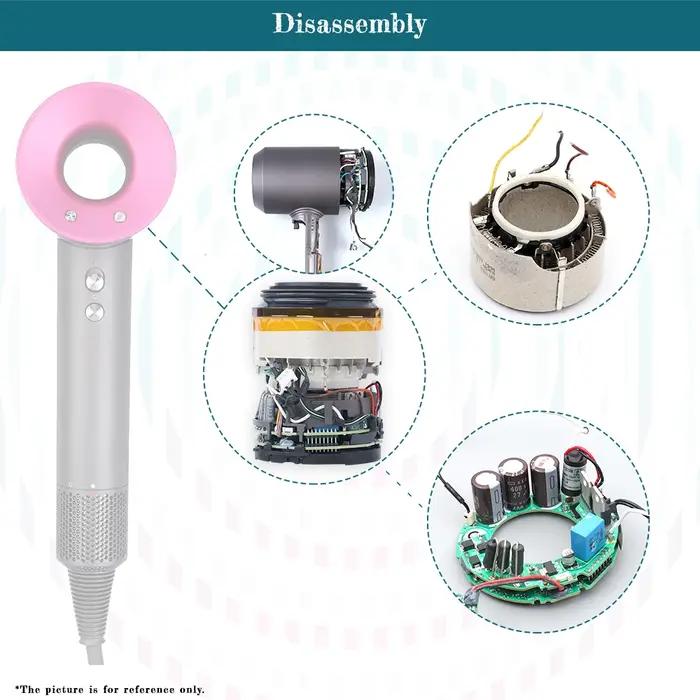 Bobine de chauffage de tension 220V, pièce de réparation pour sèche-cheveux Dyson HD01 HD02 HD03 HD0