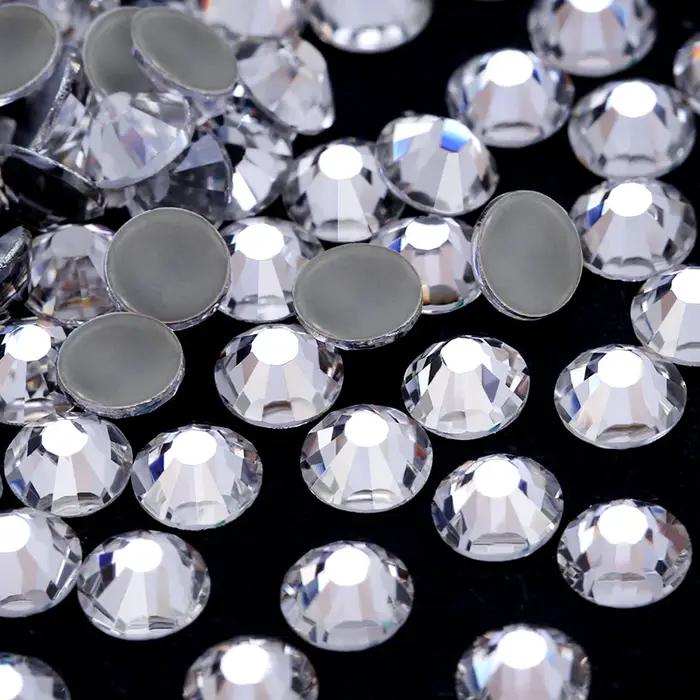 Hotfix Strass cristal clair AB Flatback fer sur Strass pierres correcteurs à chaud Strass pour coutu