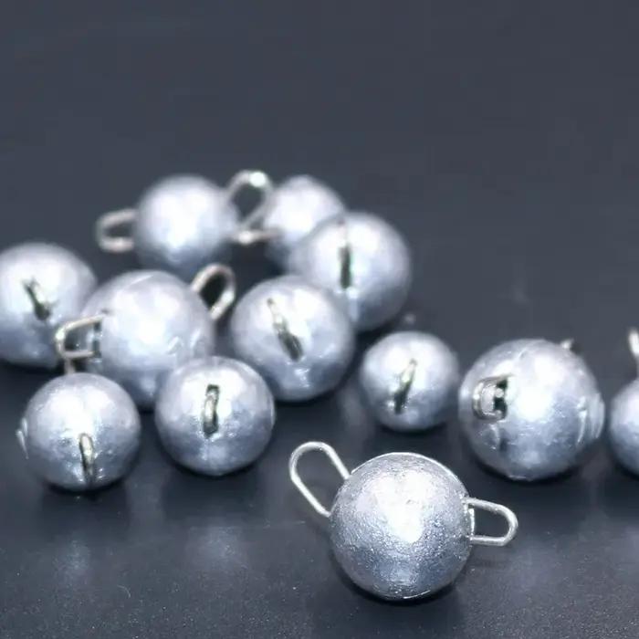 10 pièces/lot pêche Cheburashka plombs gabarit tête balle poids plomb plomb pour leurre souple chang