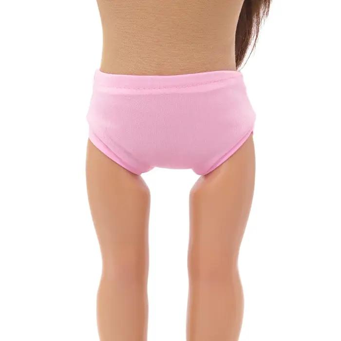 Accessoires de poupée américaine de 18 pouces, sous-vêtements étoile de couleur unie pour bébé de 43