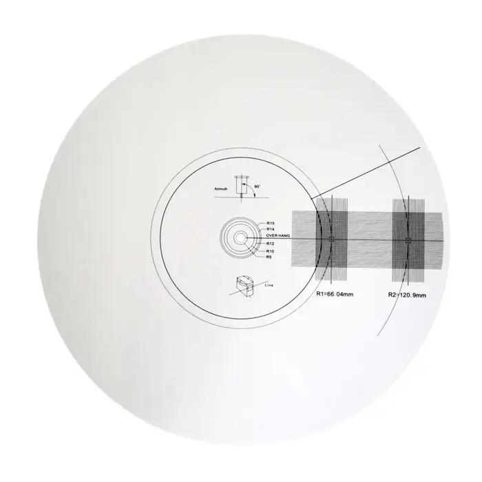 Disque de calibrage Anti-patate 3MM, disque vinyle LP, platine, tachymètre, calibrage, phonographe,
