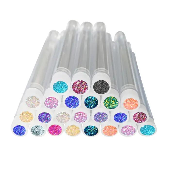 Brosse à sourcils réutilisable, Tube, brosse à cils, brosse à sourcils remplaçable, anti-poussière,