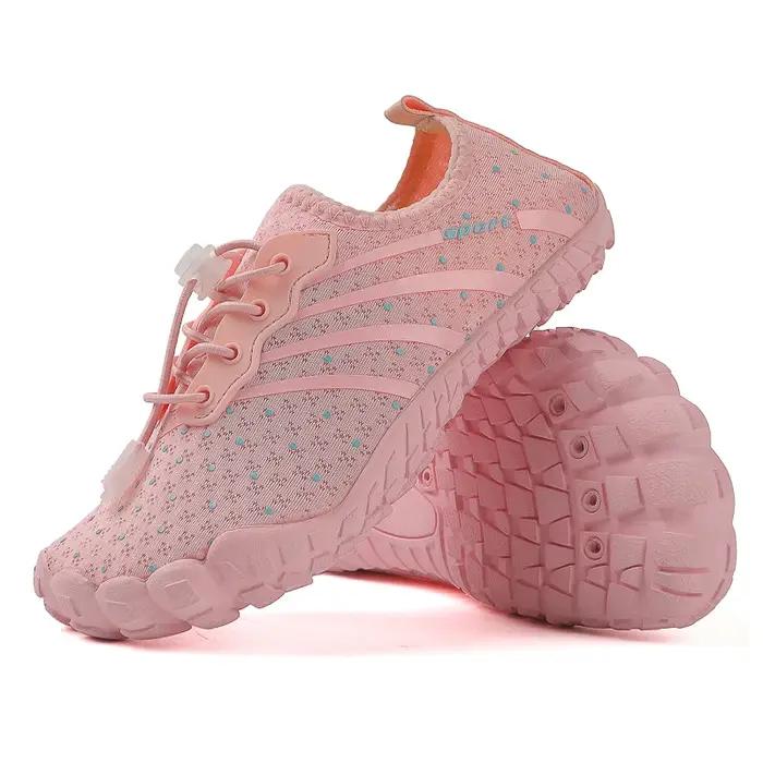 KID été semelle souple pieds nus Wading chaussures Parent-enfant vacances plage natation chaussures