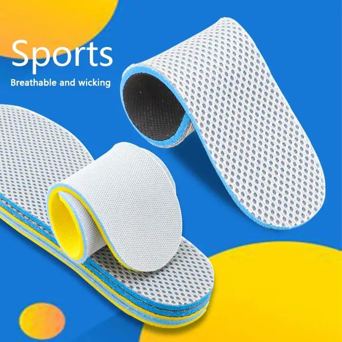 Semelle Intérieure Double Face Élastique Respirante Pour Sportifs Occasions Spéciales Confort Absorption Chocs