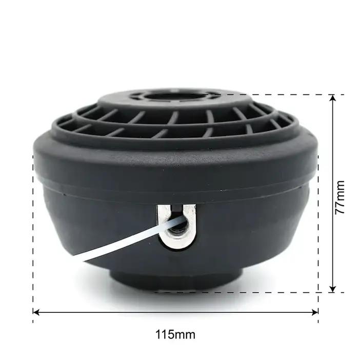Tête de coupe de qualité, couvercle en aluminium, roulement, ligne de filetage automatique