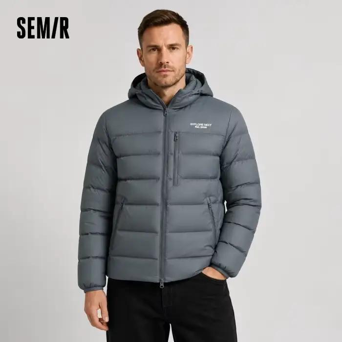 Semir doudoune hommes hiver 90% duvet remplissage léger