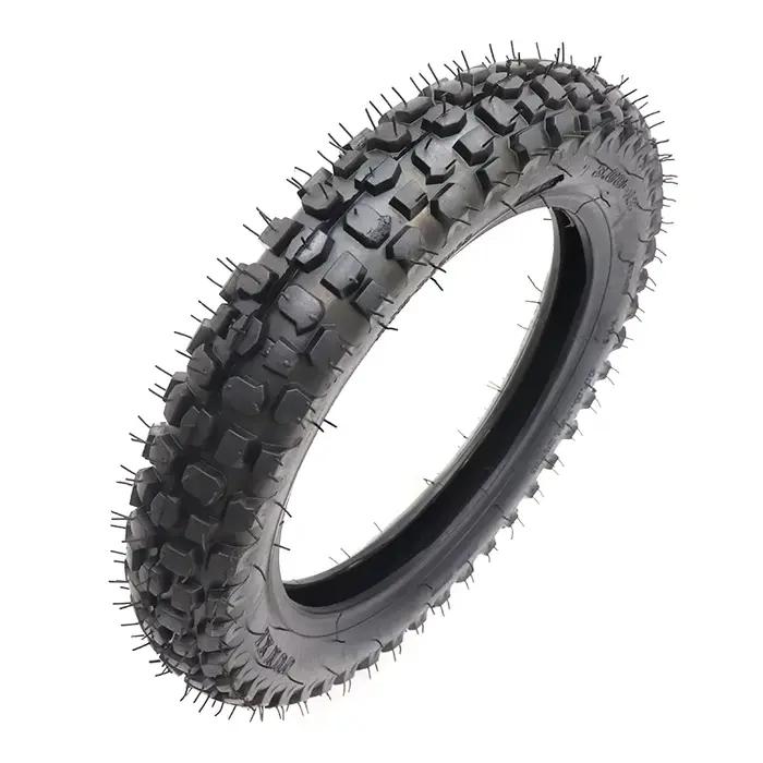 Pneu et chambre à air de haute qualité 3.00-12 pouces, pneu de 12 pouces pour moto tout-terrain, motocross, moto