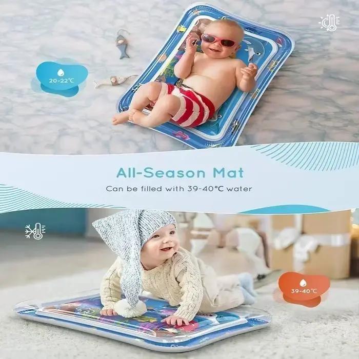 Tapis de jeu d'eau pour bébé coussin gonflable en PVC pour nourrissons temps du ventre coussin d'eau pour enfants jouets d'activité de développement éducation précoce occasions spéciales