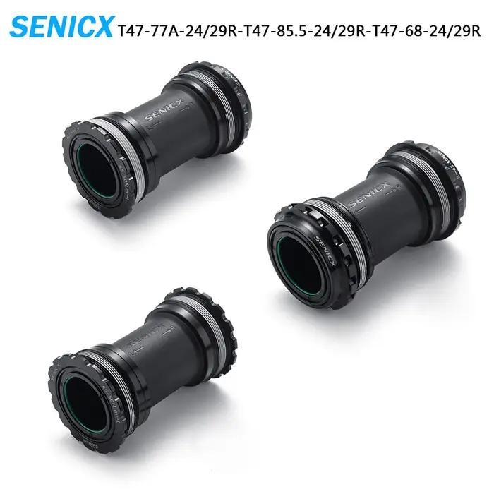 SENICX support de pédalier de vélo, pour essieu de manivelle DUB/24MM vtt/route, t47 68mm/t47 77mm/t