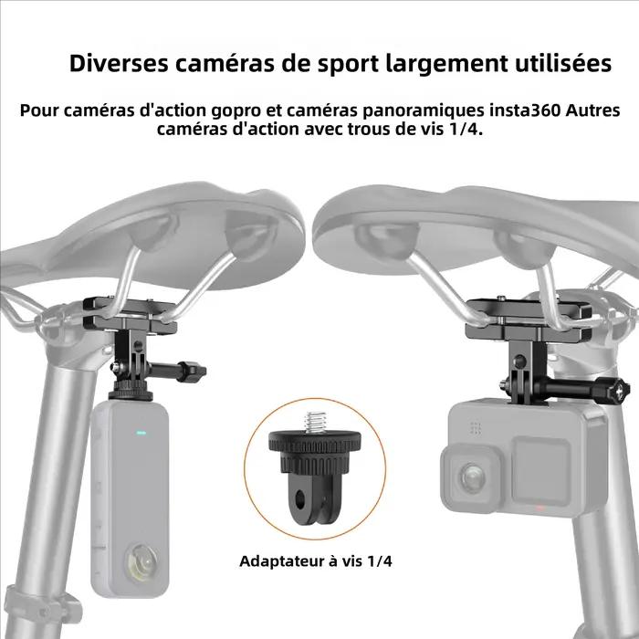 Kit de fixation pour accessoires de vélo Insta360 compatible x5 x4 x3 support de fixation arrière pour cyclisme capture vidéo photo moments inoubliables