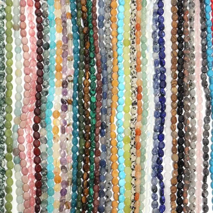 AventAuckland-Perles en Pierre Naturelle, Opale Verte, Agates Plates et promenales, pour Bijoux, Acc