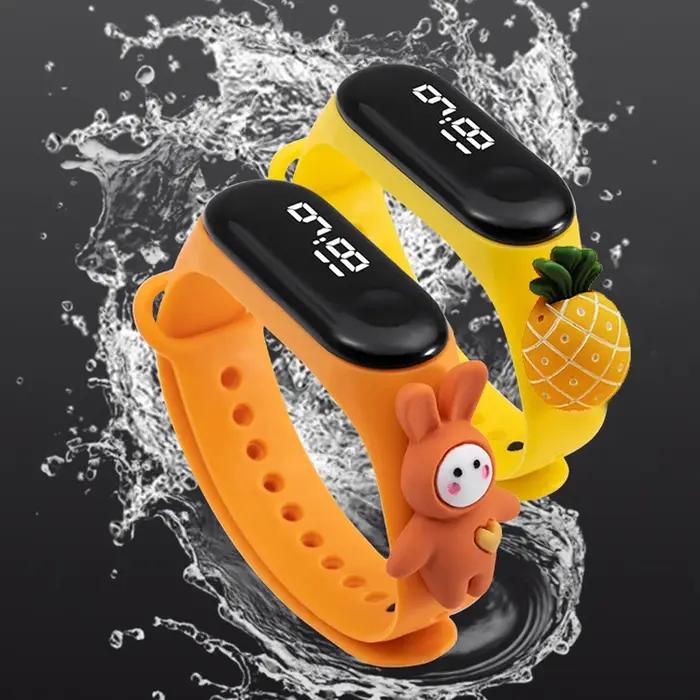 Montre de sport étanche dessin animé dinosaure licorne jouet bracelet garçon fille exploration plein air occasionnels