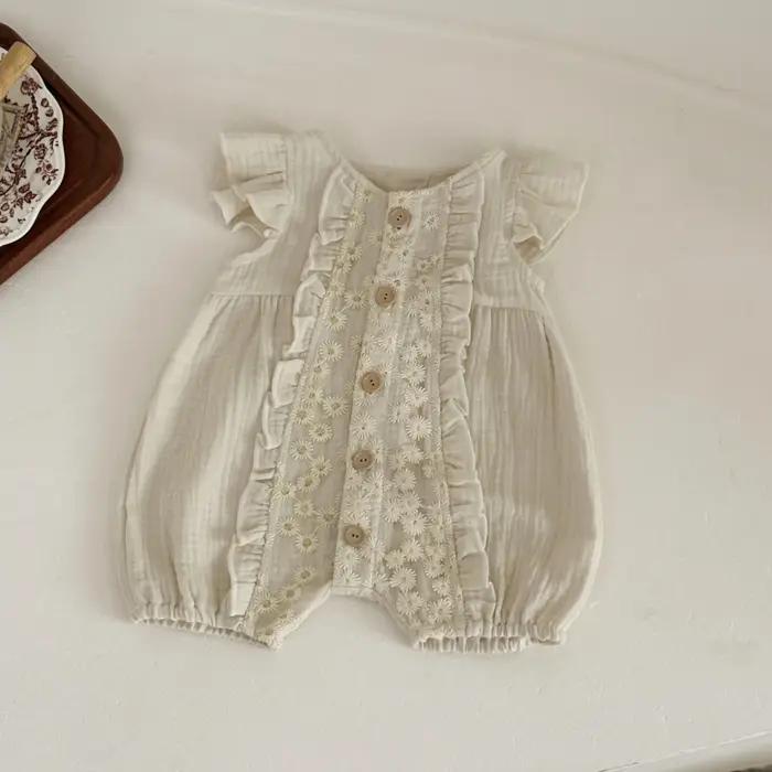 Nouvelle collection d'été : Vêtements pour bébés, barboteuse fine pour garçons et filles, combinaiso
