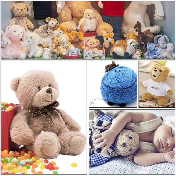 100 pièces de boules oculaires en plastique noir pour poupée, accessoires de sécurité pour jouets, A