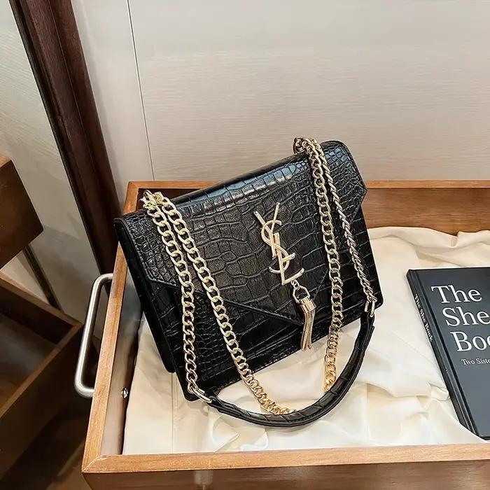 Sac à bandoulière pour femme motif pierre 2026, petit sac carré texturé haut de gamme, sac messager