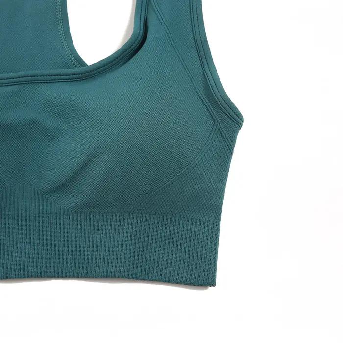 Leggings rembourrés sans couture femme - Ensemble sport 2 pièces yoga et fitness confort optimal